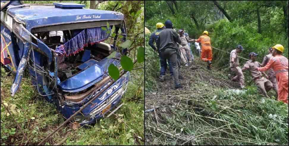 gangotri bus accident update: gangotri gujarat tourist bus accident latest update