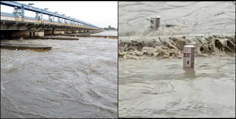 Uttarakhand Rain: Rivers in spate due to heavy rains in Uttarakhand