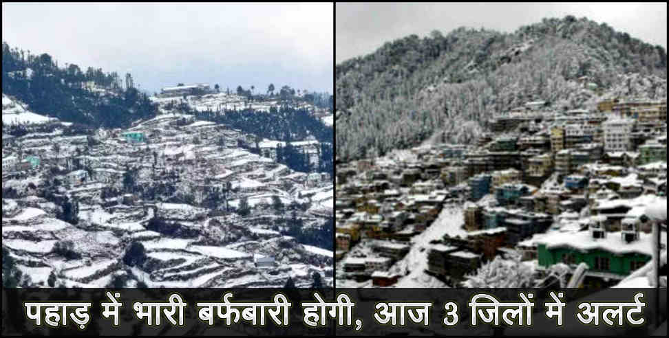 उत्तराखंड: Rain and snowfall alert in uttarakhand