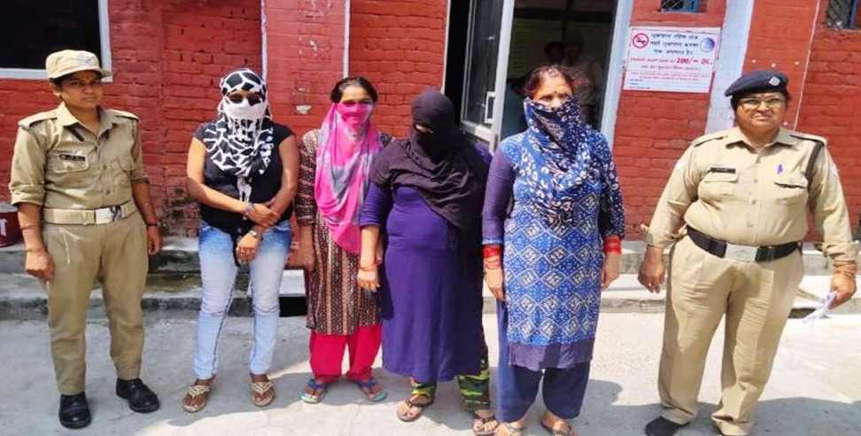 haridwar railway road shivmurthy Laltaro bridge call girl arrest