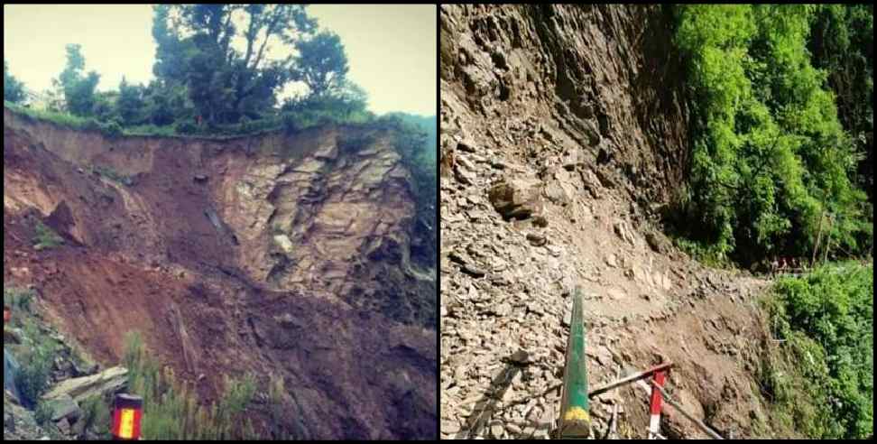 Kedarnath Marg: Landslides at many places on Kedarnath road