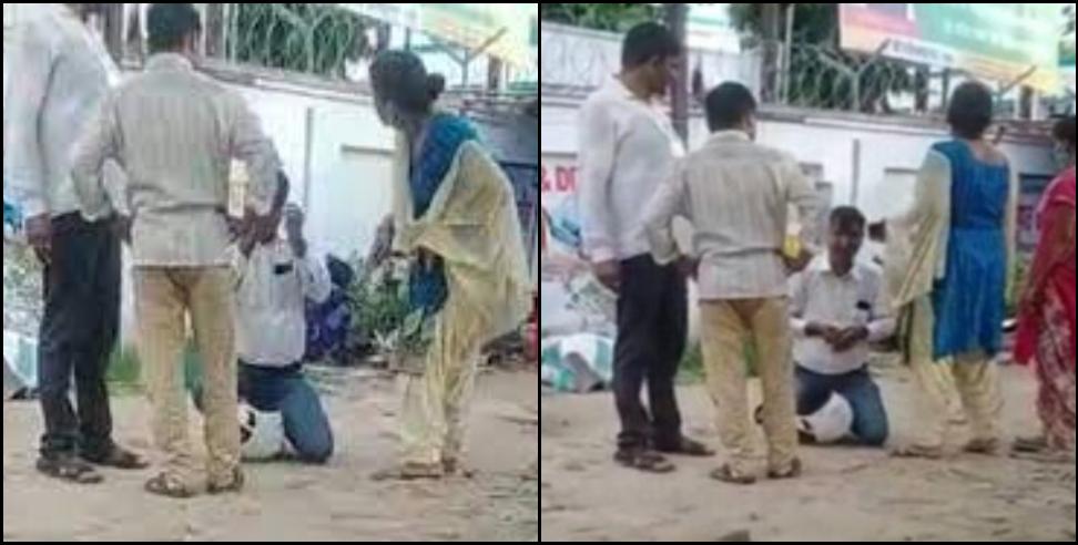 Rudrapur viral video: Women beat man in Rudrapur video viral