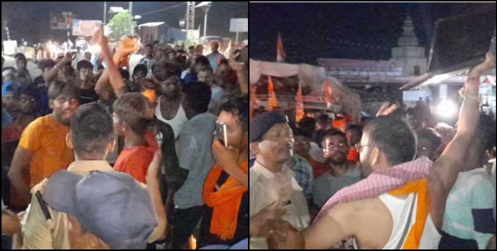 haridwar kaanwar yatra hungama 2022: Kanwariya created ruckus in Haridwar