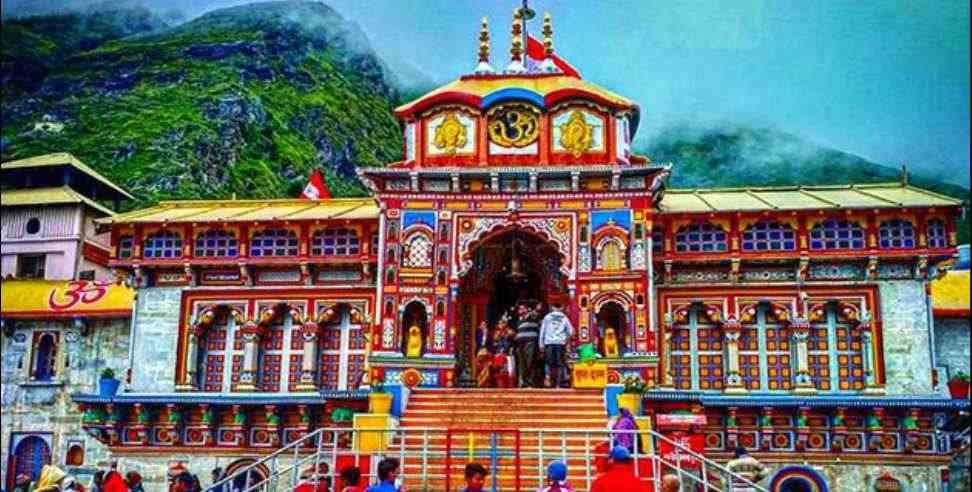badrinath dham silver layer : Silver layer will be applied on the roof of Badrinath Dham
