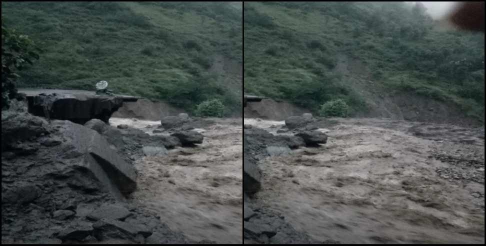 Almora Cloud Burst: Cloud burst in Salt Marchula area