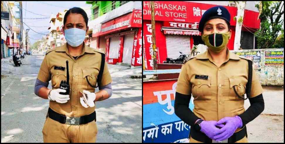 Haldwani News: haldwani Lady police constable ruchi serves her duty first over family