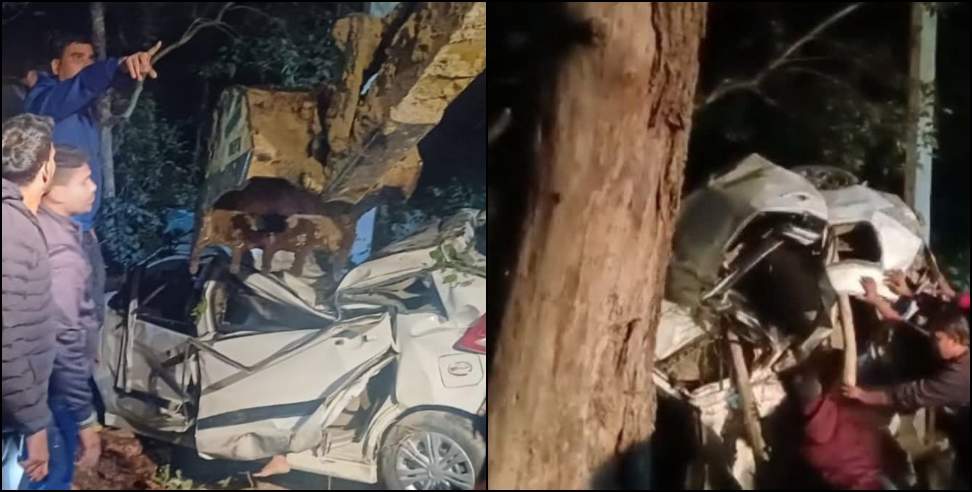 Family returning from wedding ceremony collided car with tree 6 died