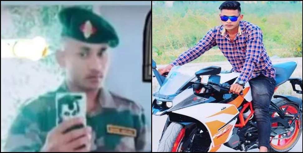 ramnagar army jawan anand singh death: Army jawan Anand Singh died in Ramnagar road accident