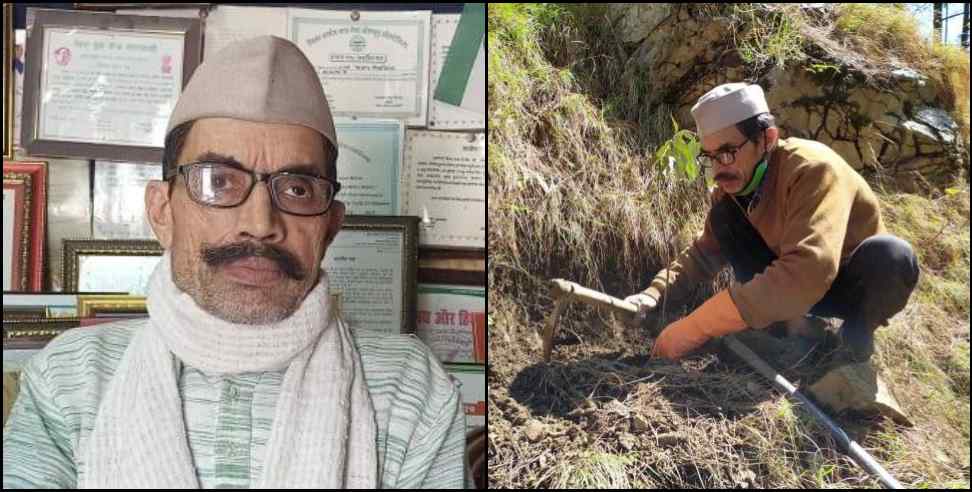pratap singh pokhriyal uttarkashi : Pratap Pokhriyal extinguished 15 hectare forest fire in Uttarkashi