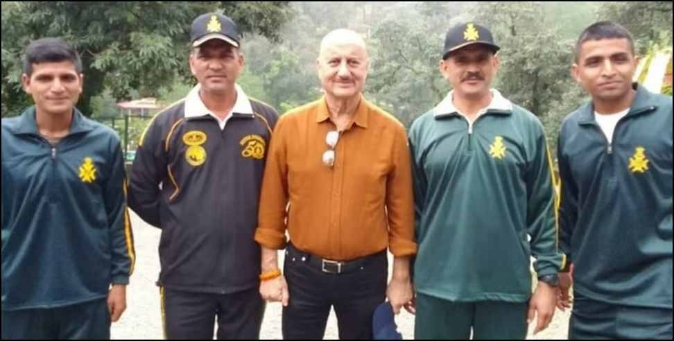 Anupam Kher Lansdowne: Bollywood star Anupam Kher in Lansdowne Uttarakhand