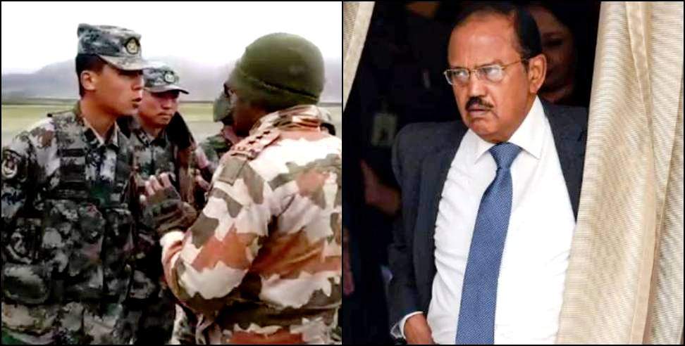 NSA Ajit Doval: NSA Ajit Doval talks on the chinese front