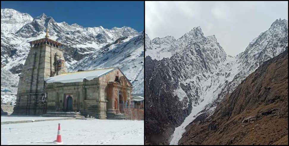 Weather update: Snowfall in gangotri yamunotri