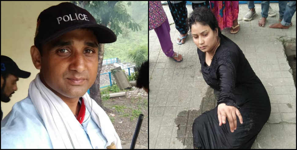 uttarakhand police jawan saved a women from kathgodam bairaj 