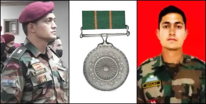 Kirti Chakra Award to Major Digvijay Singh Rawat of Shrinagar Garhwal