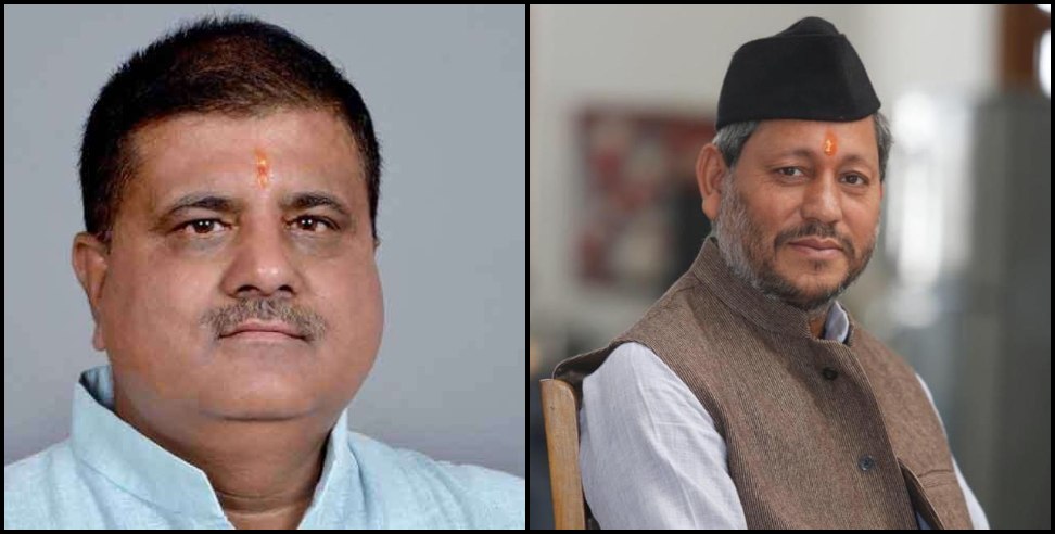 Cm tirath singh rawat: mahendra bhatt offers Cm tirath singh rawat his seat