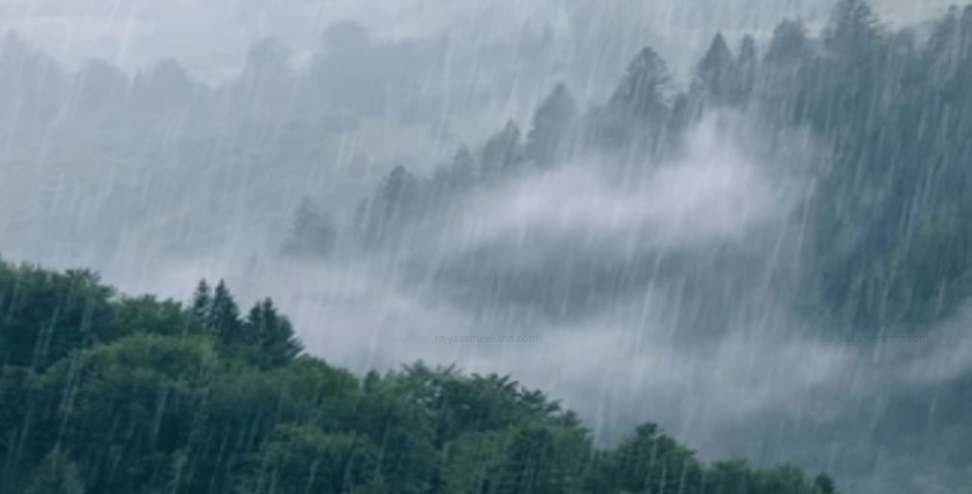Weather Update Rain Starts in Kedarghati Rudraprayag