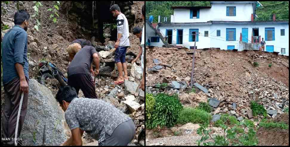 bageshwar heavy rain: Roads collapsed due to heavy rain in Bageshwar