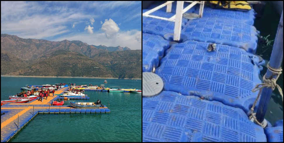 tehri lake: The tourists are risking their lives to reach tehri lake