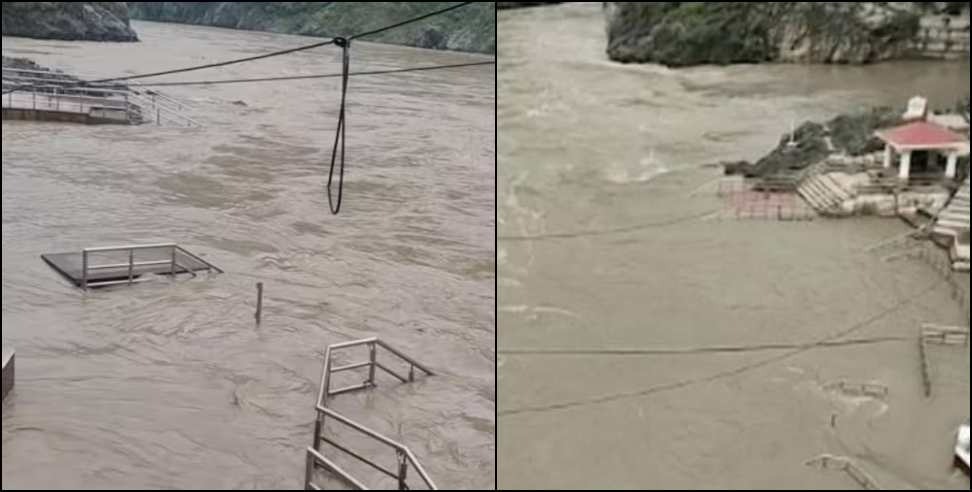 Uttarakhand weather update : Kedarnath Alaknanda Mandakini river water level increased
