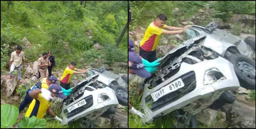 Tilwara Rudraprayag: person dies as car fell into deep at tilwara baweyi road