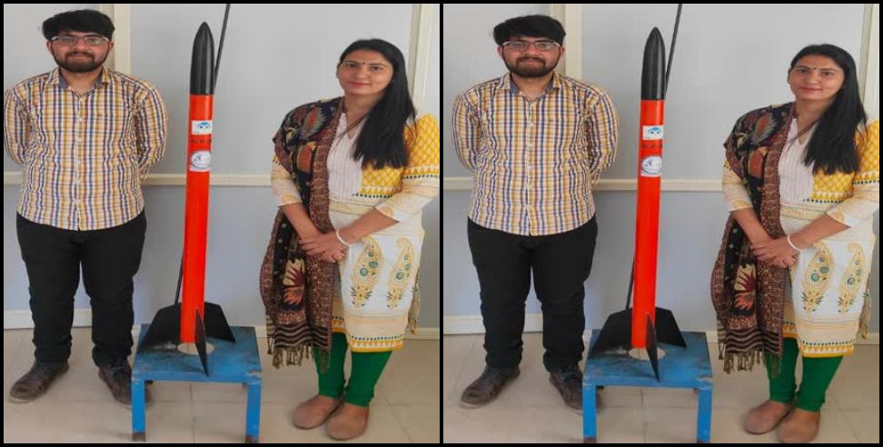Garhwal student parag chaudhary: Tehri garhwal student parag chaudhary made rocket