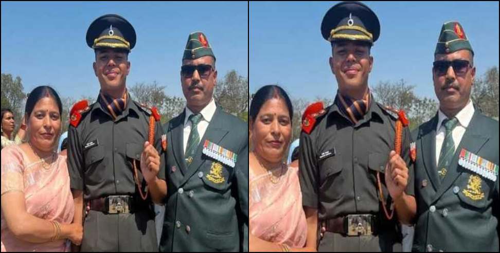 Lieutenant in Indian Army: Mayank Manral became lieutenant in Indian Army