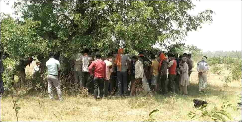 Haridwar dead body in tree: dead body found in tree in haridwar laxar