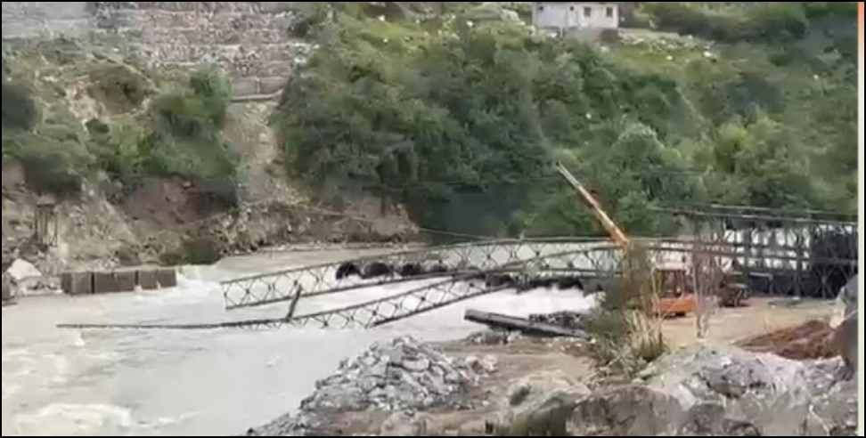Badrinath master plan bridge collapsed