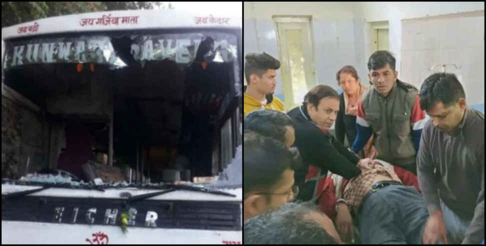 Wild elephant attacked on bus killed one passenger