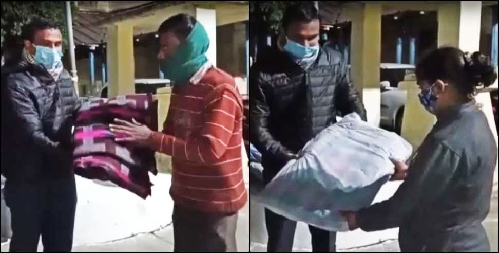 DM Vijay Kumar Jogdande: DM Vijay Kumar Jogdande Gifts Blankets to Poor People