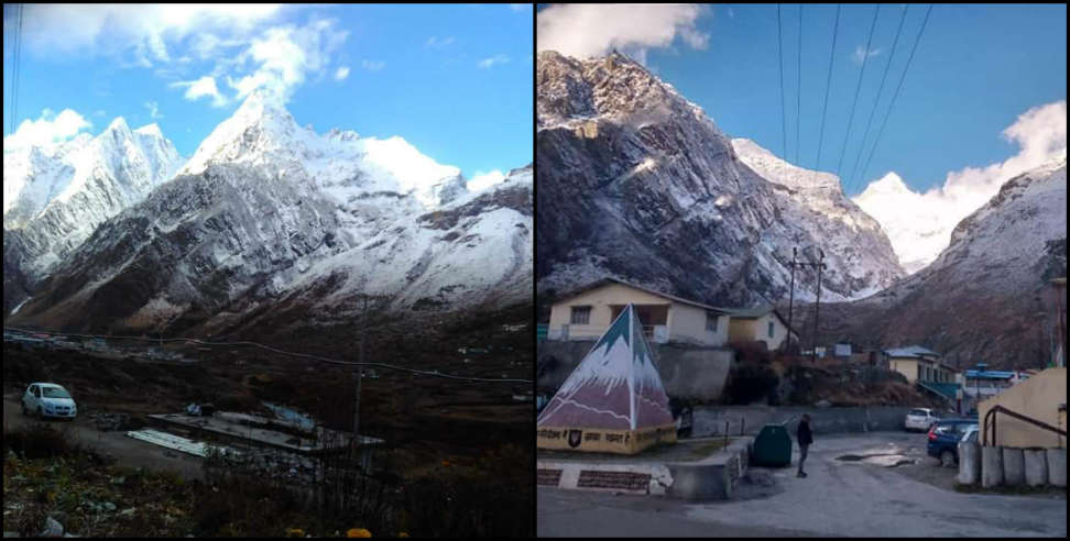 Snowfall in Gangotri: Rainfall increases cold weather in uttarakhand