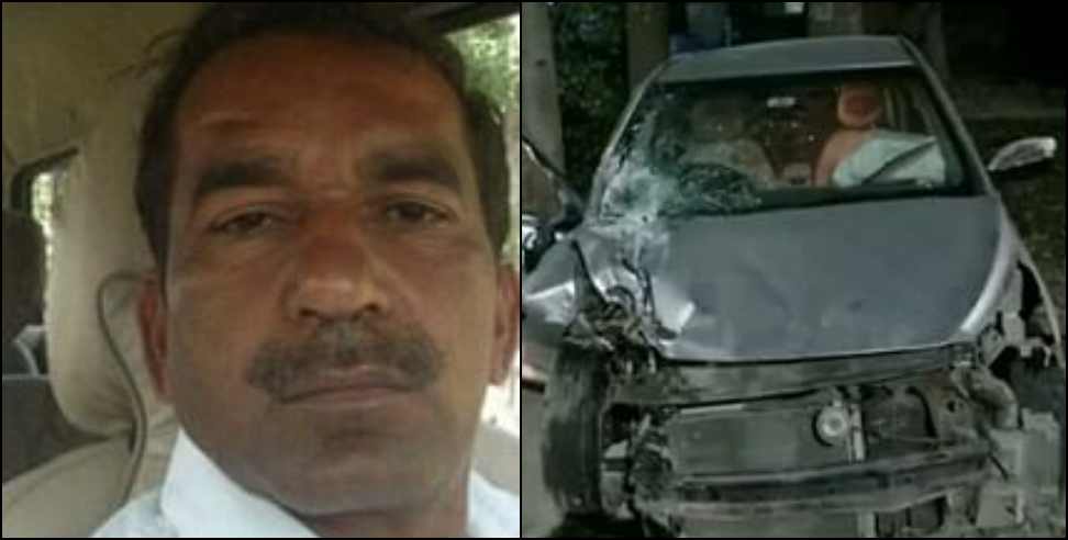dehradun car sandeep tyagi death: car dumper collision in dehradun