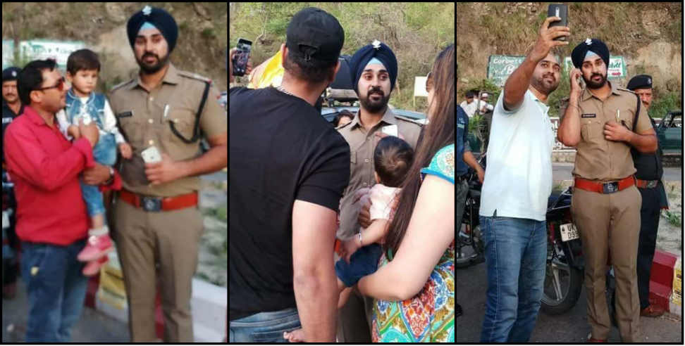 uttarakhand police officer gagandeep super hero on social media