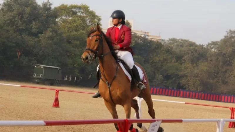 Three medals in equestrian competition