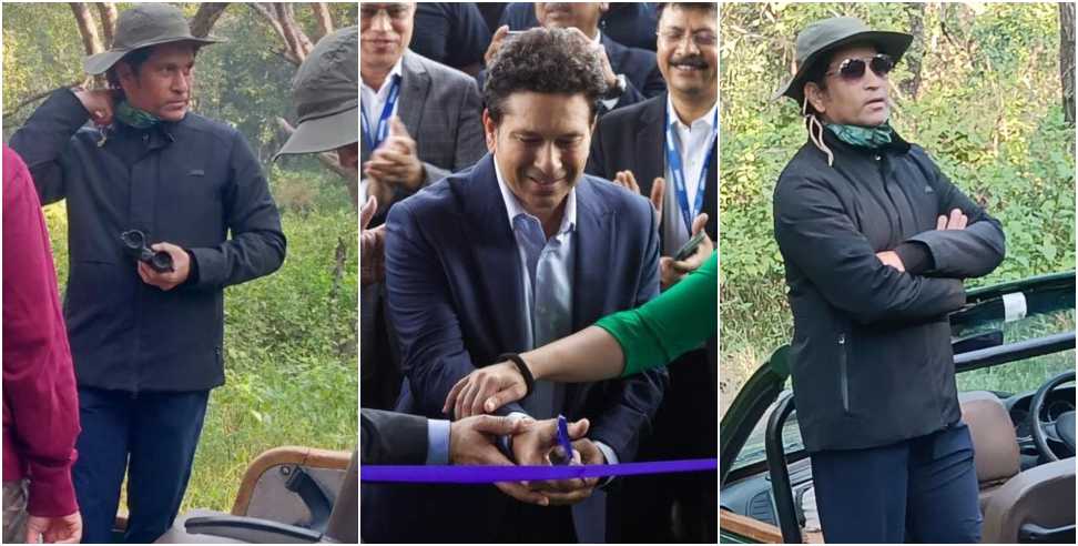 Sachin Tendulkar in Uttarakhand: Images of Sachin Tendulkar in Jim Corbett National Park