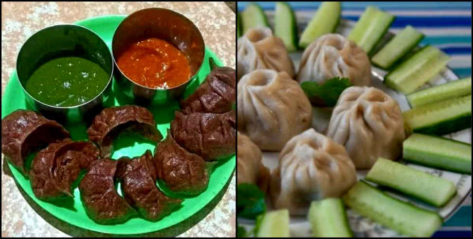 Mandua Momos: Mandua Momos and spring rolls are full of nutrition and taste