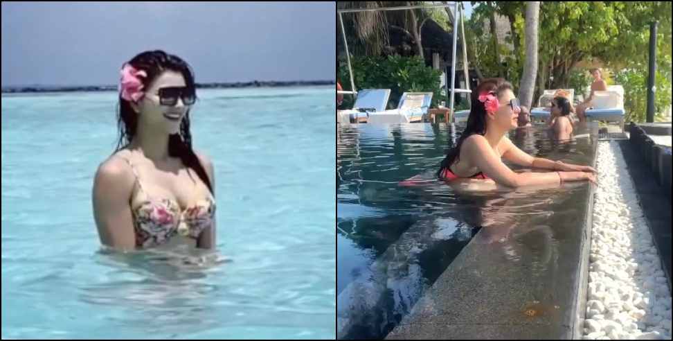 Coronavirus Uttarakhand:Urvashi rautela video during lockdown