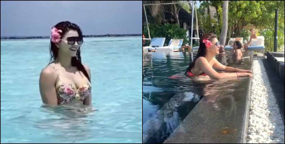 Coronavirus Uttarakhand: Coronavirus Uttarakhand:Urvashi rautela video during lockdown