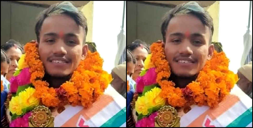 चिन्यालीसौड़: Akhilraj gets gold medal in international kabaddi tournament