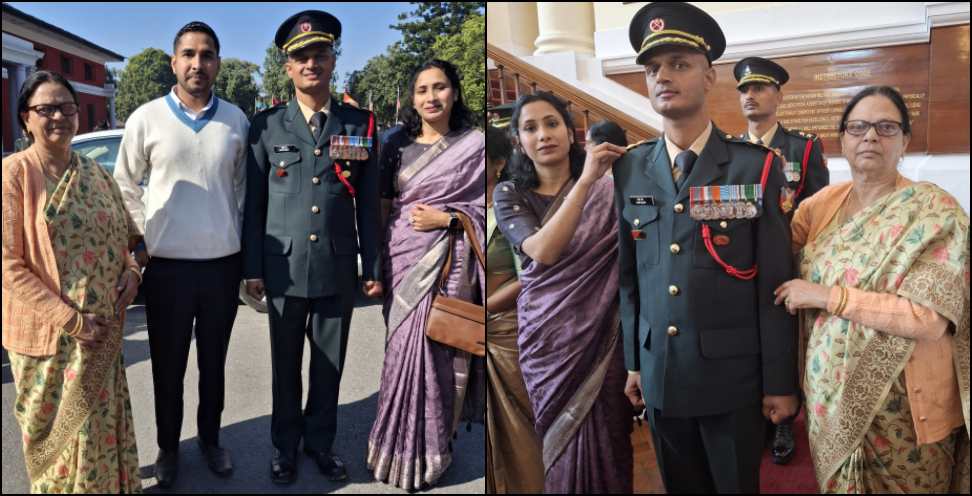 Lieutenant in Indian army: Anoop Bhatt of Rudraprayag became lieutenant in army