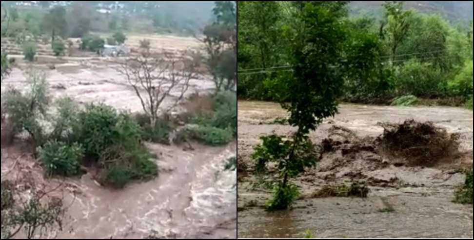 Almora Chowkhutia rain: Rain and floods in Chokhutia block of Almora