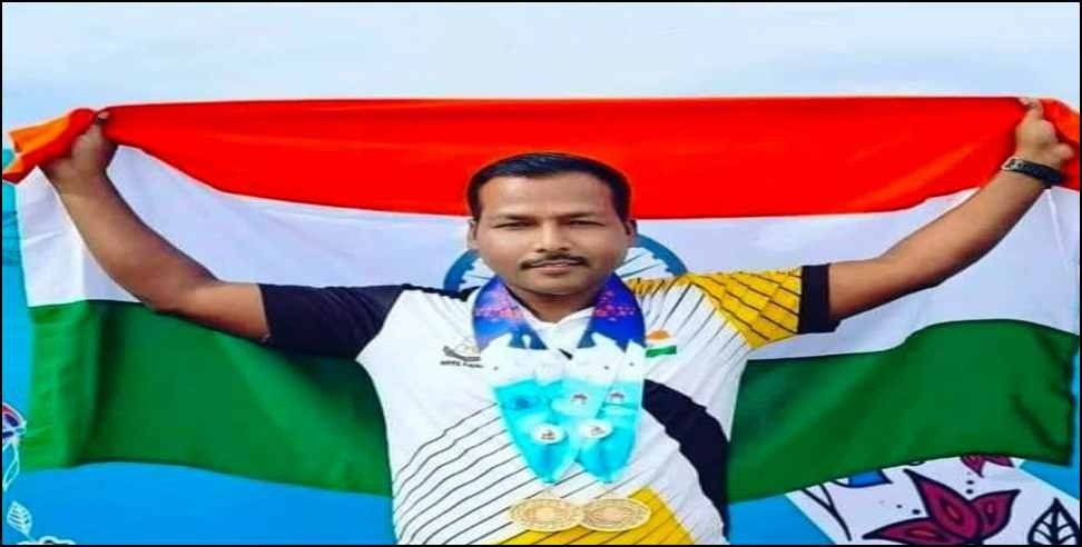 Uttarakhand Police Santosh Two Gold Medals: Uttarakhand Police Head Constable Santosh Won Two Gold Medals In Archery