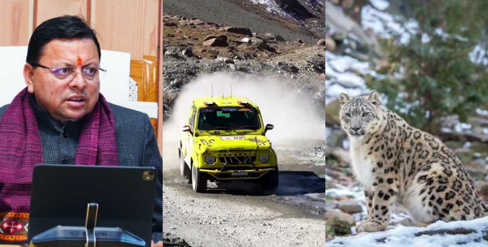 Uttarakhand Winter Tourism: Snow Leopard Tour Heli-Skiing Himalayan Car Rally