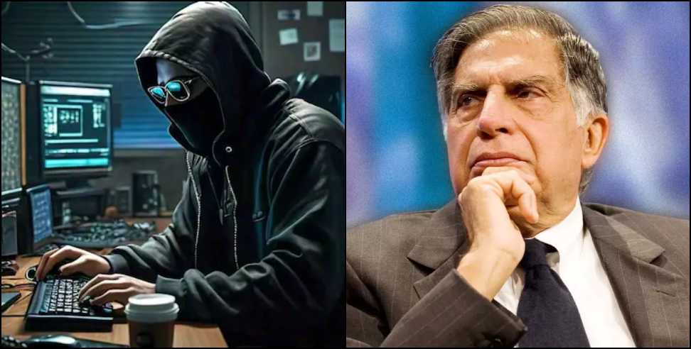 Cyber ​​fraud in Dehradun: Cyber   fraud in Dehradun by showing Ratan Tata video