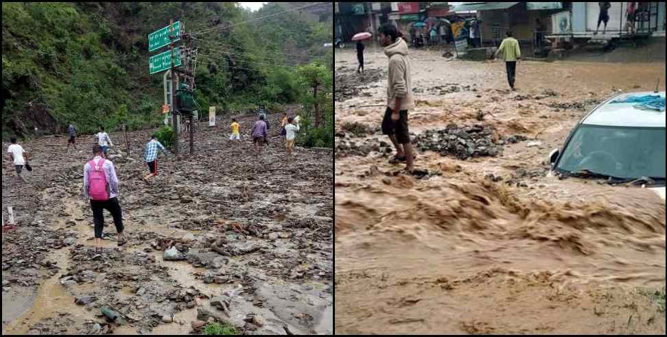 dehradun cloudburst lime stone: Cloudburst caused by limestone mountain in Dehradun