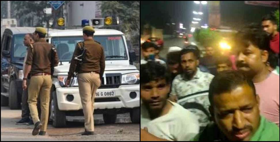 Roorkee police beat driver: Police beat driver in Roorkee