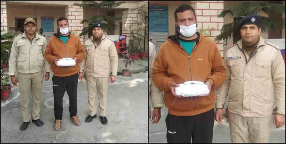 pauri garhwal ex army man charas: Ex-Army man arrested with charas worth Rs 2 lakh in Pauri Garhwal
