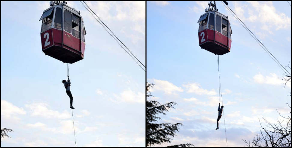 Nainital: People stranded due to technical fault in ropeway