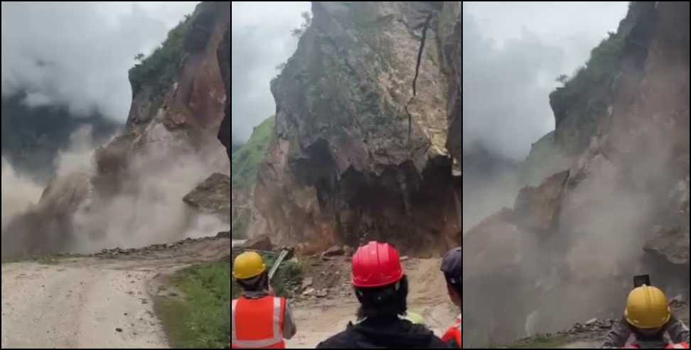 Pithoragarh Landslide: Landslide Blocks BRO Road to China Border in Pithoragarh
