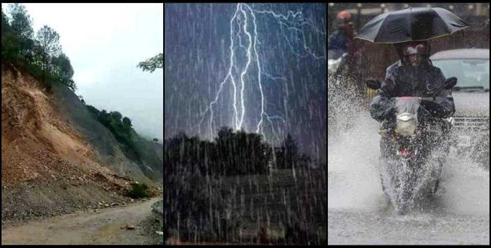 Uttarakhand Weather News 9 july: Red alert in Uttarakhand Weather Report 09 July